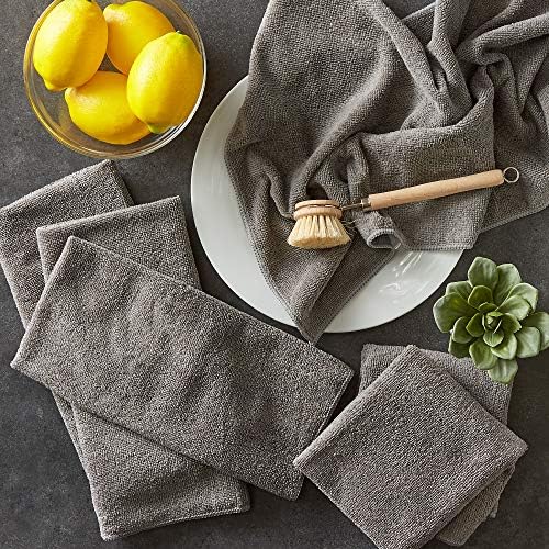 DII Cleaning Collection Soft Highly Absorbent Microfiber, Dishtowel Set - Image 5