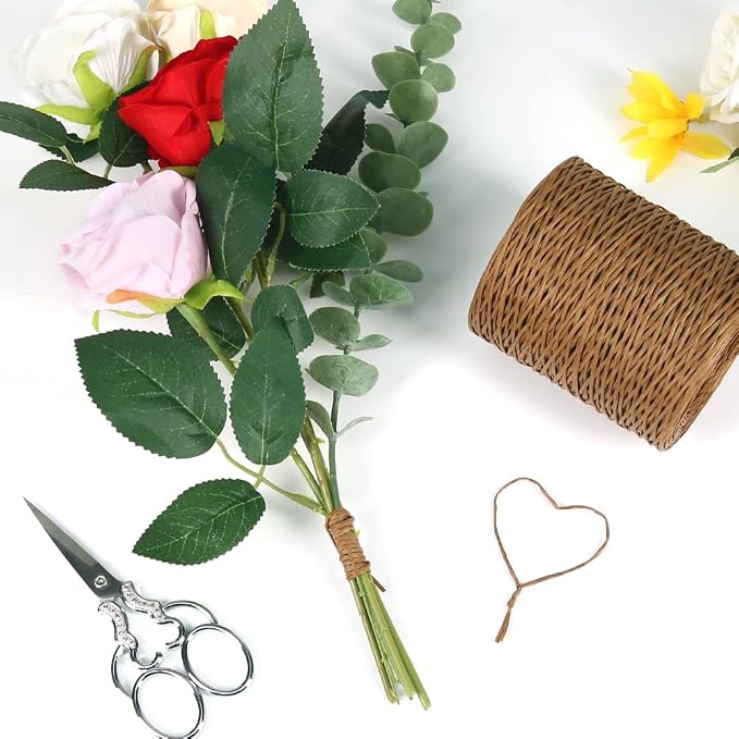 Brown Floral Wire, 656 Feet 2mm Paper Covered Bind Wire - Image 5