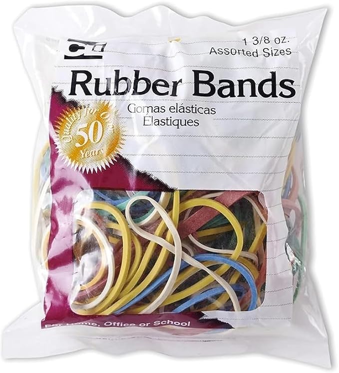 Charles Leonard Rubber Bands, 1 3/8 Ounce Bags - Image 3