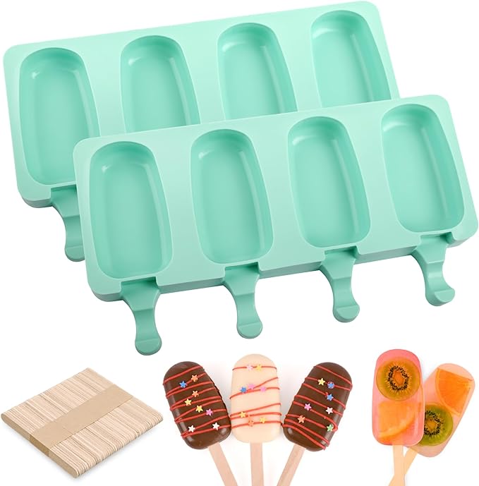 WMKGG Popsicle Silicone Molds Set, Ice Pop, Cakesicles by Focusonthekitchensupplies