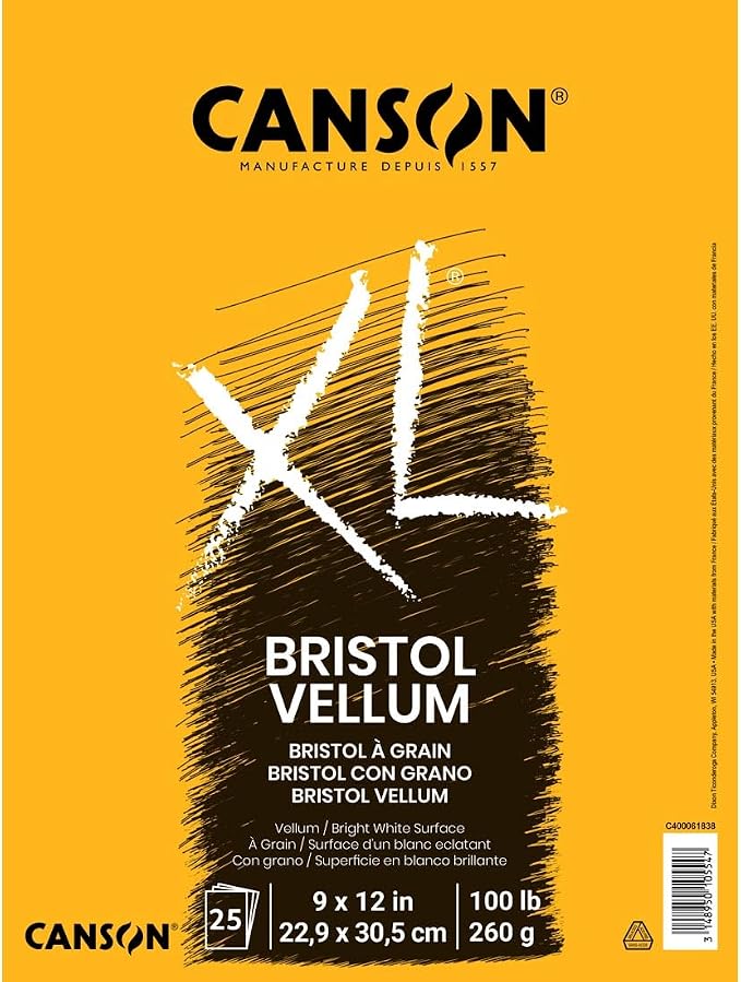 Canson XL Series Vellum Bristol Pad 9x12 by Unknown