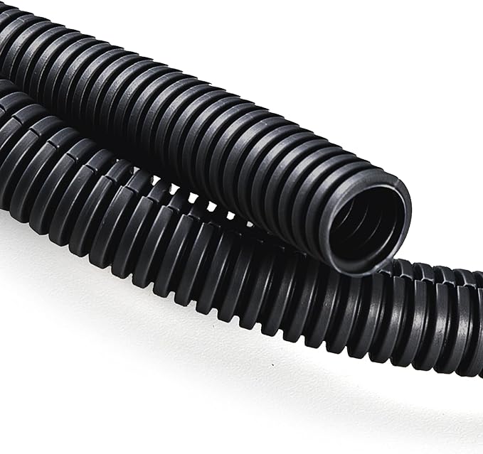 ZhiYo 20FT 3/8” Wire Loom Split Tubing Auto Wire Conduit Flexible Cover | High by ZhiYo