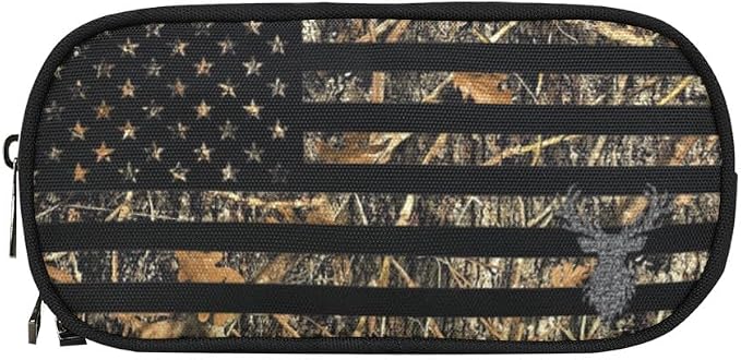 ANANGTEE Camo Deer Flag Pencil Pouch Case - Image 6