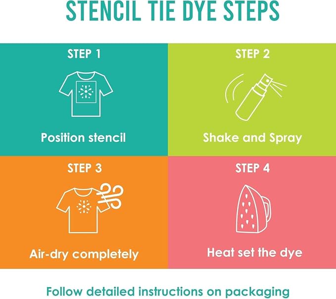 SEI 16 Pack Classic Dye Spray Kit, Tye Dye Kits - Image 4