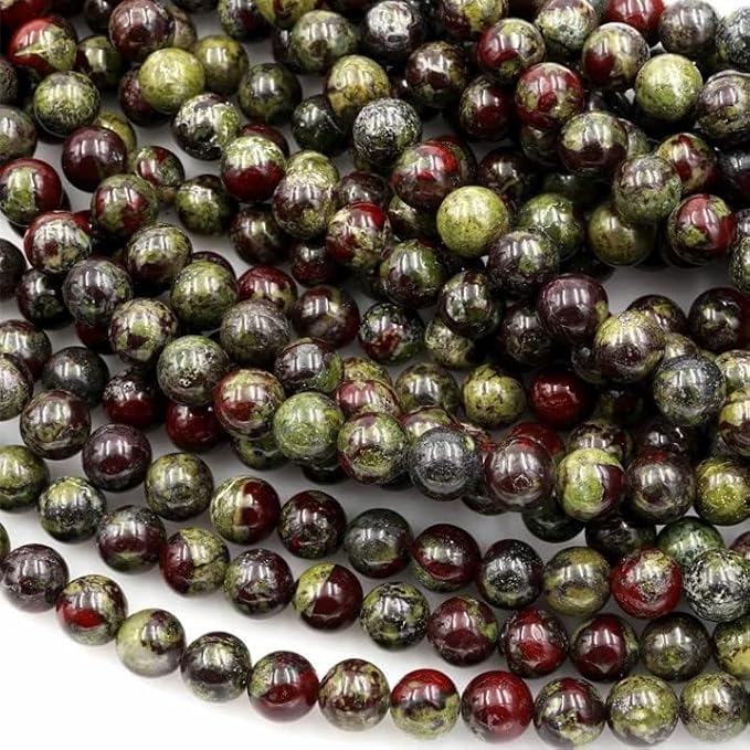 Zenkeeper 116-120 Pcs Dragon Blood Jasper Beads - Image 2