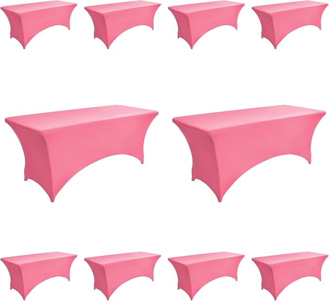 10-Pack 6ft Spandex Table Covers by Unknown