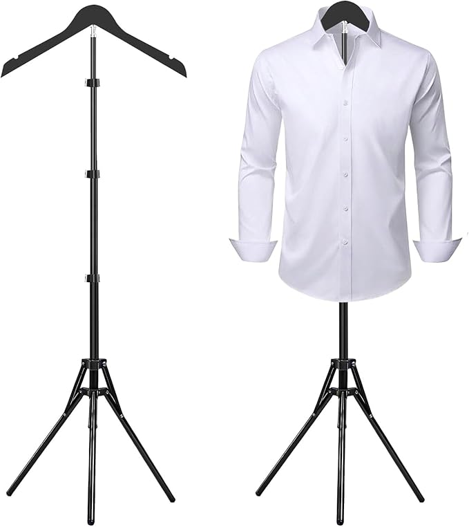 Adjustable Shirt Display Stand 32-63 Inch, Foldable Clothing Display Stand by Unknown