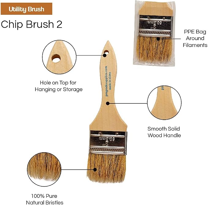 Vermeer Chip Paint Brushes - Image 3