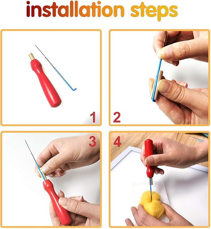 Wooden Handle Felting Tool - Image 5