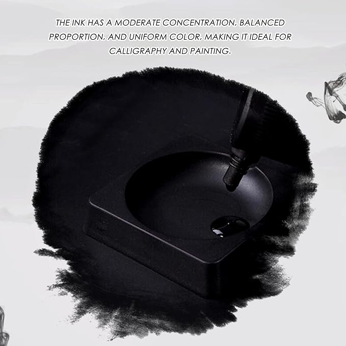 250 ML/8.8 OZ Calligraphy and Sumi Liquid Ink - Versatile Elegance for Chinese Traditional Art Works and Japanese Brush Art