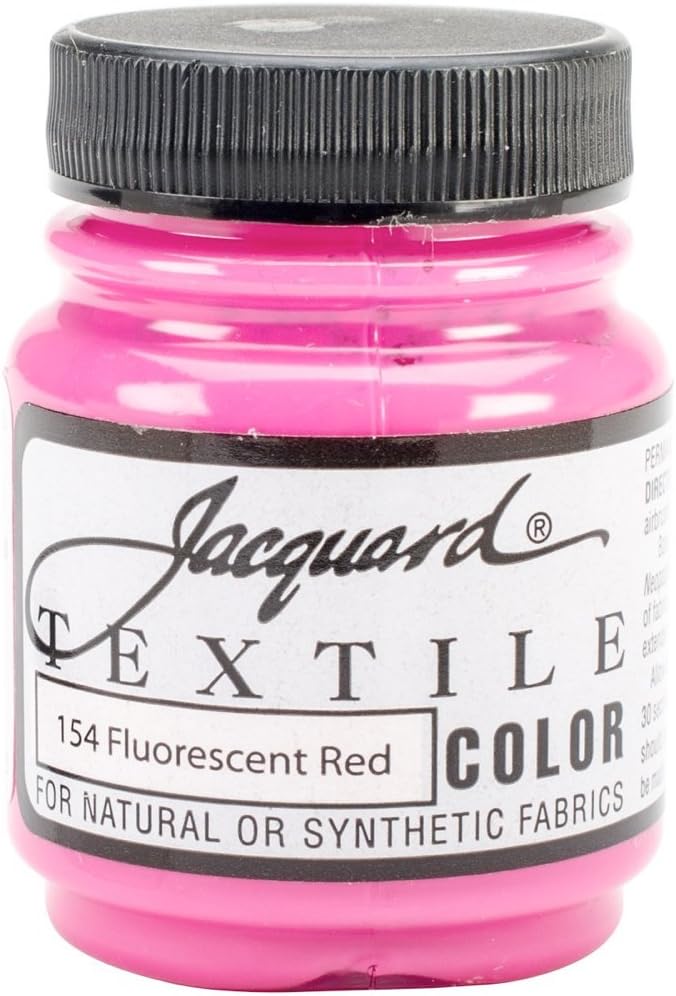 Jacquard Textile Color Fluorescent Red by Jacquard