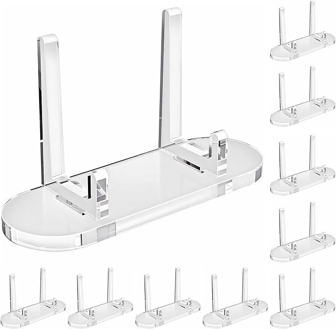 tutata Acrylic Trading Card Display Stand, 10 Pack Clear Card Stands, Card by TUTATA