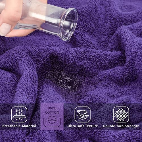 Cotton Paradise 100% Cotton 40x80 Oversized Bath Sheet, Extra Large Turkish - Image 4