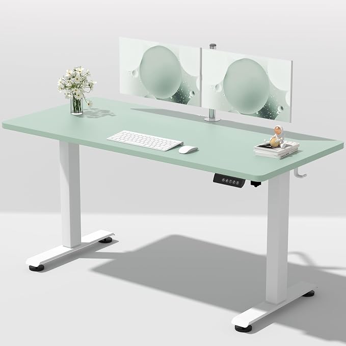 Veken 55 Inch Large Electric Standing Desk, Gaming Table, Suit students by Veken