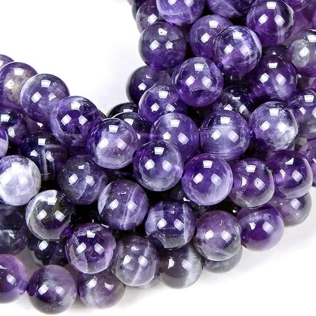 Zenkeeper 108 Pcs Amethyst Beads by Zenkeeper