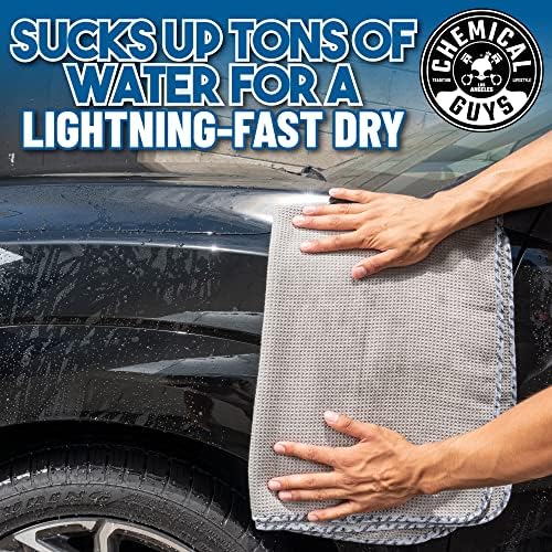 Chemical Guys, Waffle Weave Gray Matter Microfiber Drying Towel, 2 Pack - Image 5