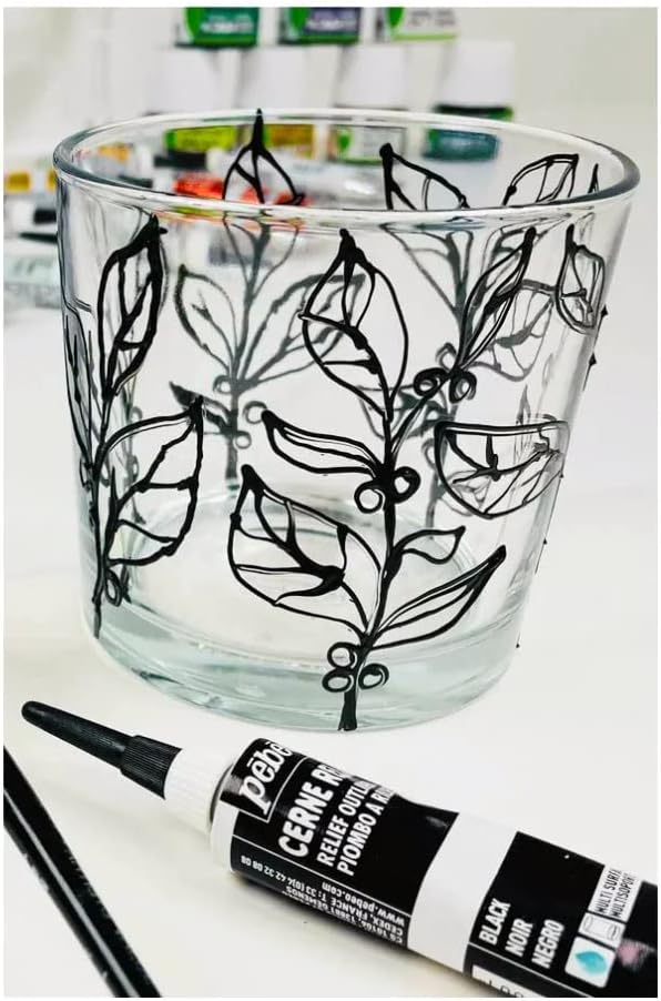 Pebeo Vitrail, Cerne Relief Dimensional Paint, 20 ml Tube - Image 2