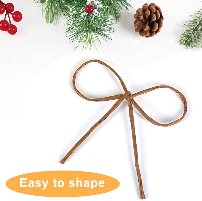 Brown Floral Wire, 656 Feet 2mm Paper Covered Bind Wire - Image 3