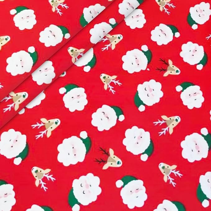 Aubliss 8pcs Fat Quarter Fabric Bundles Quilting Cotton Craft Fabric Pre-Cut - Image 6