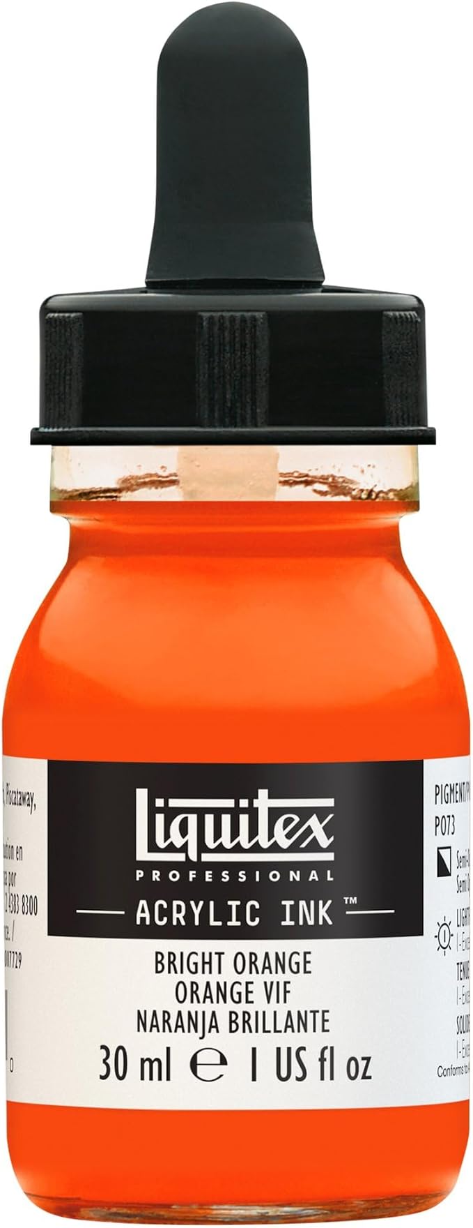 Liquitex Professional Acrylic Ink, 1-oz Jar, Bright Orange by Liquitex