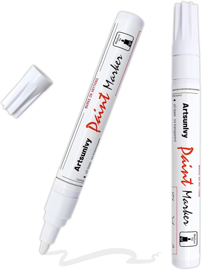Artsunlvy White Paint Pens marking pens Permanent Markers - Image 7