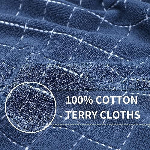 Homaxy 100% Cotton Terry Kitchen Towels, 2 Pack - Image 2