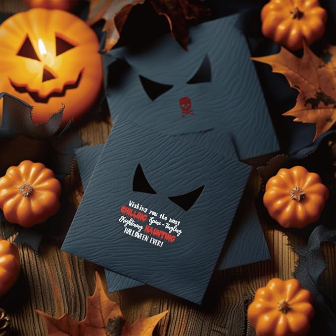 Halloween Words Clear Stamps for Card Making anding Halloween Alphabet Skulls Tombstones Bats Clear Stamps for Card Making Scrapbooking Crafting for DIY Paper Crafts Decoration