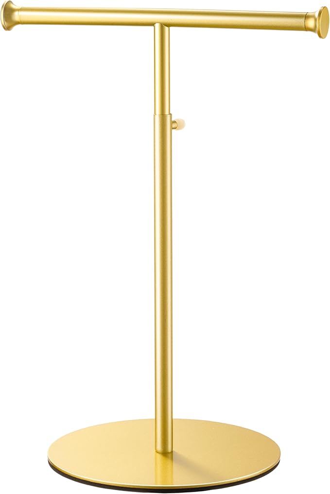 niffgaff T Bar Purse Display Stand Tabletop: Adjustable Height Handbag Holder by niffgaff