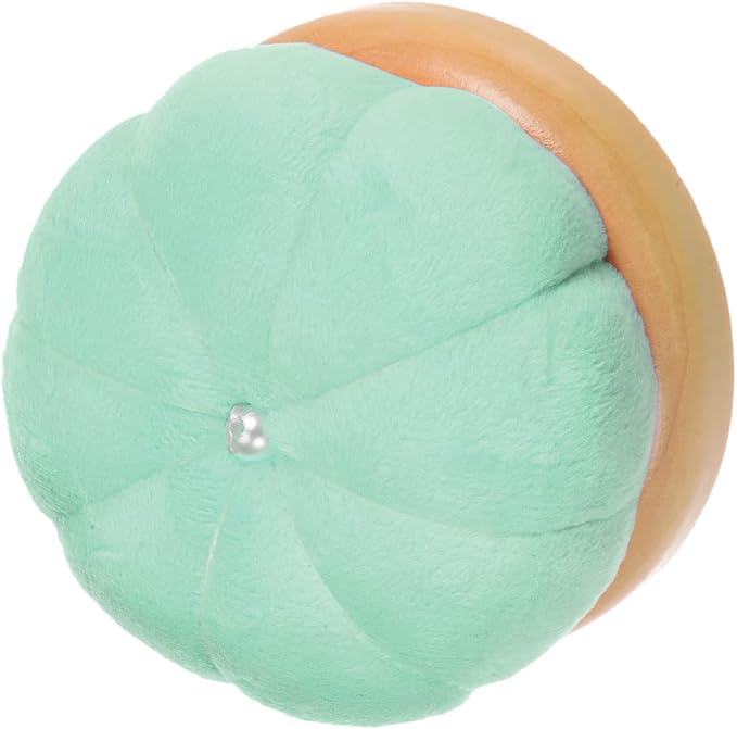HARFINGTON Wooden Base Needle Pincushions Japanese Style Pin Cushions Round Pin Cushion Needle Holder for Sewing Quilting Needlework DIY Crafts, Light Green