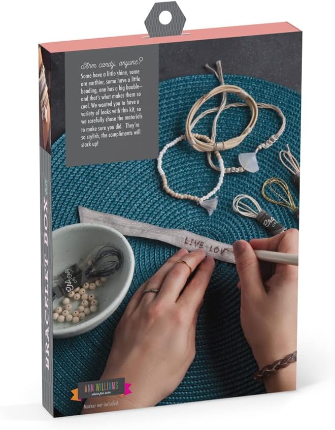 Craft Crush — Bracelet Box: Neutrals — Makes 9 Amazing Bracelets — Crafting - Image 2