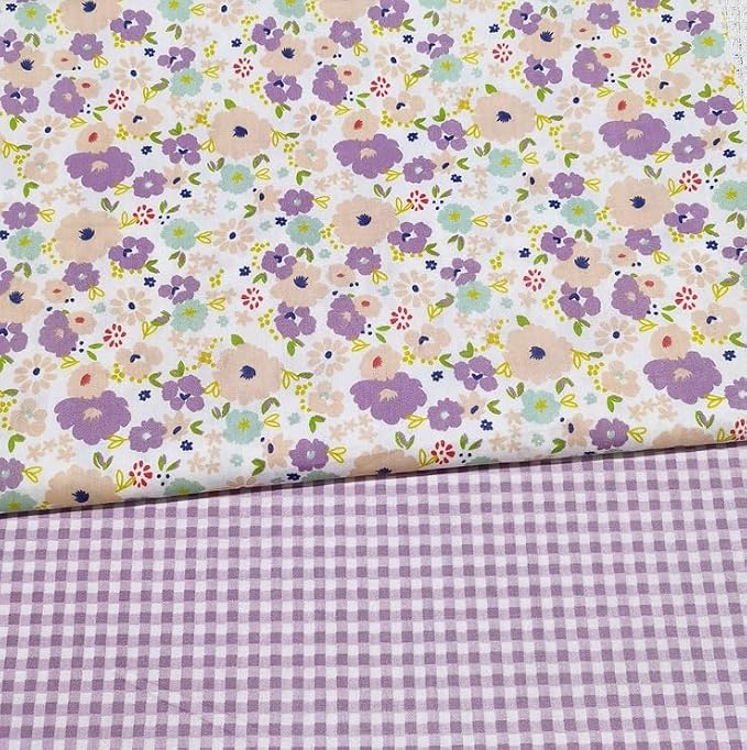 Cotton Fabric DIY Making Supplies Quilting Patchwork Fabric Fat Quarter Bundles - Image 4