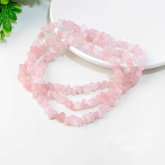 200pcs Natural Chip Stone Beads Gemstone Healing Crystal Loose Rocks Bead | - Image 2