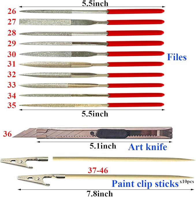 Model DIY Tool Kit, Professional Gundam Craft Building Repairing Tool Set - Image 5