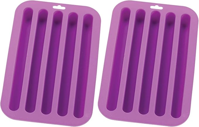 HIC Kitchen Water Bottle Ice Tray, Makes 10 Ice Sticks | Food-Grade Silicone by HIC