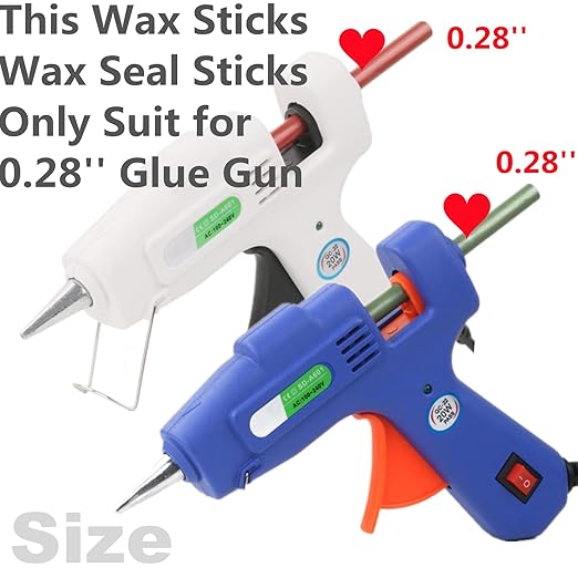 Fruit Green Wax Seal Sticks, ONWINPOR 20pcs Glue Gun Waxing Sealing Sticks for Waxseal Stamp, Mini Sealing Waxs Sticks Suit for 0.28''Glue Gun (Fruit Green)