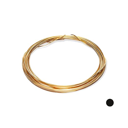 20 Gauge, Jeweler's Brass Wire, Red Brass, Round, Dead Soft, CDA #260-1OZ(20FT) by CRAFT WIRE