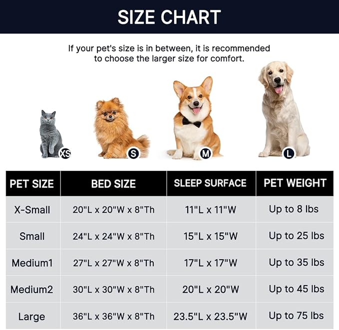 WESTERN HOME WH Calming Soft Round Dog & Cat Bed, Anti-Anxiety Donut Cuddler - Image 4