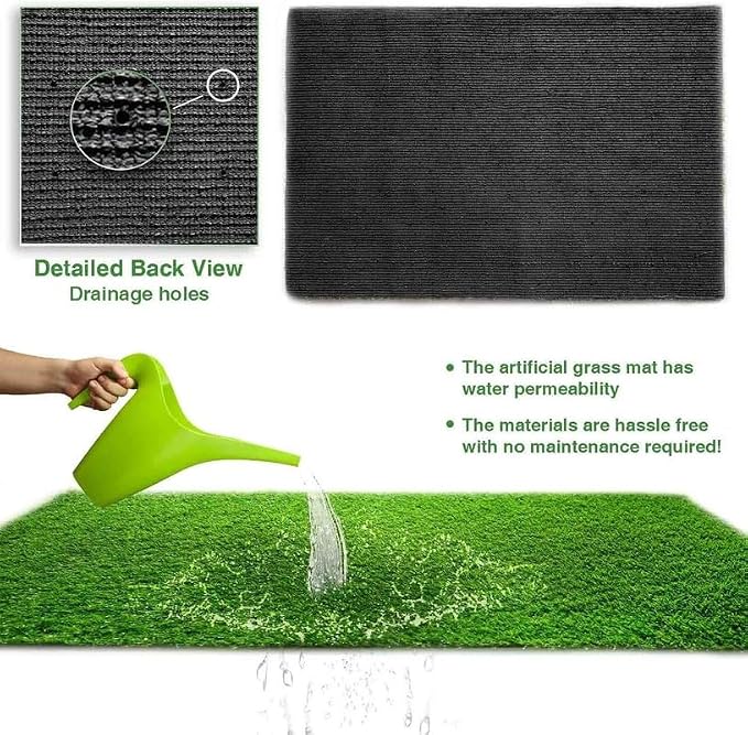 ALTRUISTIC Artificial Grass 2FTX30FT, Realistic Fake Grass Deluxe Turf - Image 5