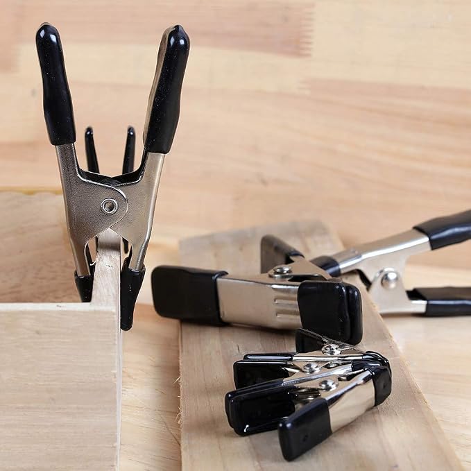 Amazon Basics 20-Piece Steel Spring Clamp Set, Non-Marking PVC-Coated Tips - Image 5