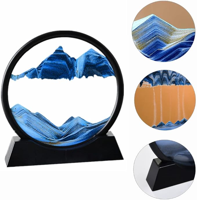 Arthink Moving Sand Art Picture, Liquid Motion 3D Sea Sandscape in Motion - Image 4