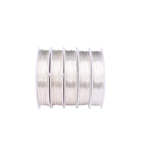 Silver Copper Wire 0.4mm Bead Cord for Bracelet Necklace Charm Beading Jewelry Making 27yard