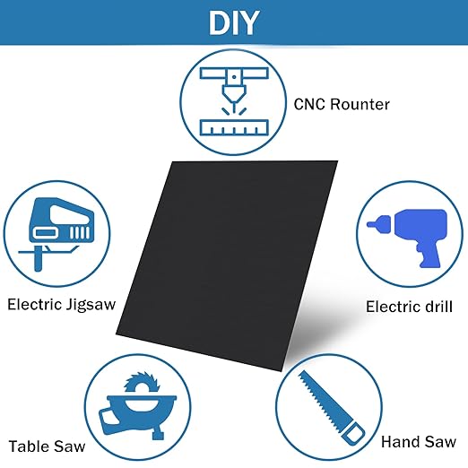 Anodized Aluminum Sheet Metal 12 x 12 x 1/32 Inch Black Anodized Aluminum Metal Plates Engraving Blanks for Laser Engraving, 0.8MM Thin Decorative Aluminum Metal Sheets for Crafting, House Decoration