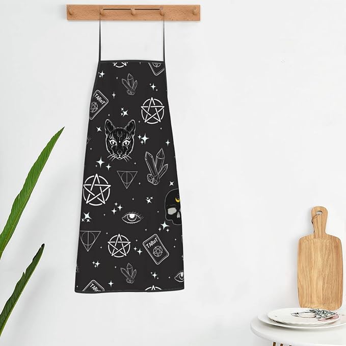 Apron Cooking Chef Work Shop Women Men Baking Decorations Painting Bbq Grilling - Image 7