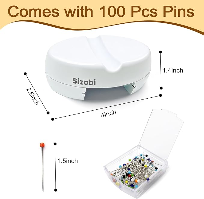 Sizobi Magnetic Pin Cushions for Sewing - Image 3