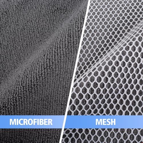 KinHwa Kitchen Dish Washcloths Microfiber Gray - Image 6