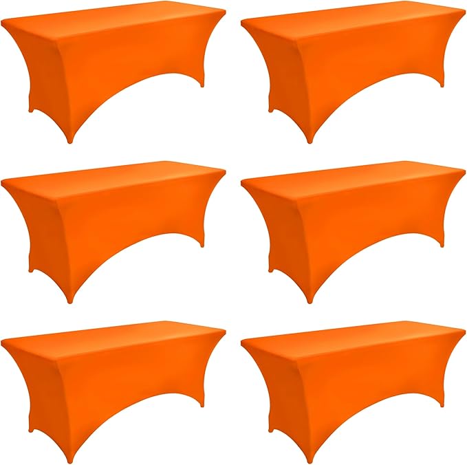 6-Pack 6ft Spandex Table Covers by Unknown