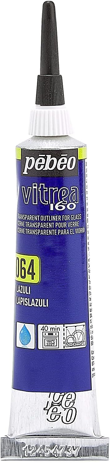 Pebeo Vitrea 160, Glass Paint Outliner, 20 ml Tube by Unknown