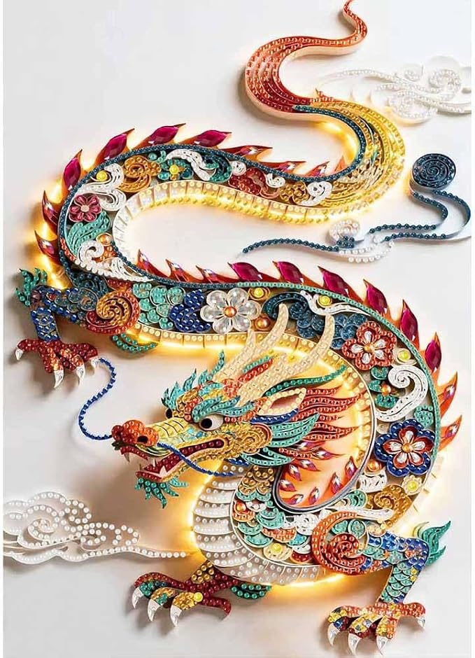 Dragon Special Shape Diamond Art Kits by ZQEATRY