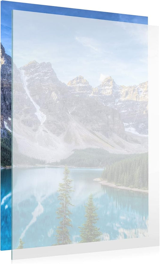 11x17 Non-Glare Acrylic Plexiglass Replacement for Picture Frame for 11x17 Photo Frame, UV-Resistant Non-Glare Acrylic Cover Sheet
