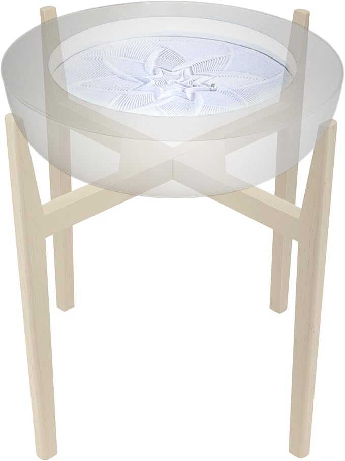 HoMedics Drift Sandscape Solid Wood Sand Table Stand Compatible by Homedics